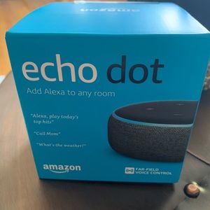 Amazon Echo Dot 3rd gen. NIB. Never opened or used